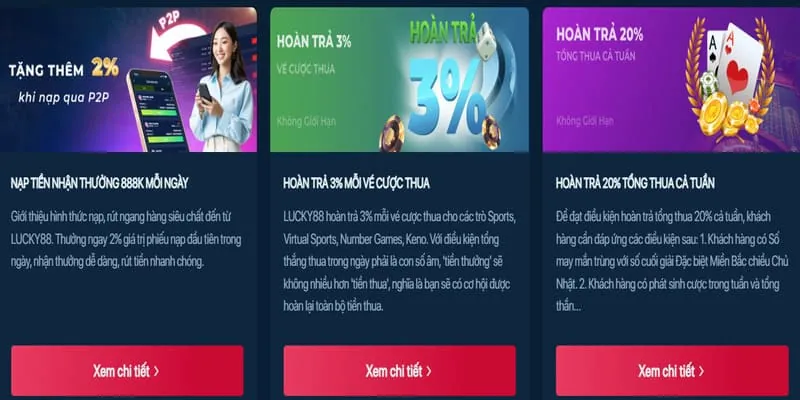 Hình ảnh minh họa các chương trình khuyến mãi của abcvip